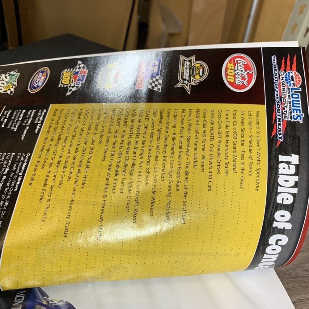 2007 Nextel All-Star Challenge Collector's Edition Magazine Lowes Motor Speedway - Picture 4 of 5